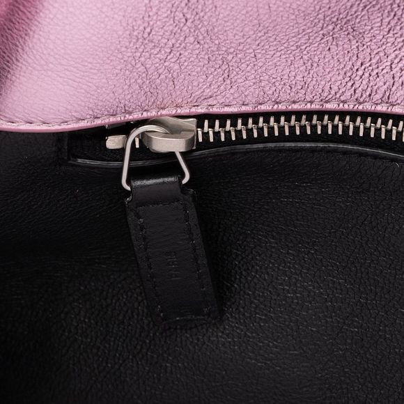 Saint Laurent Metallic Quilted Lambskin Puffer Sade Clutch - Picture 9 of 14